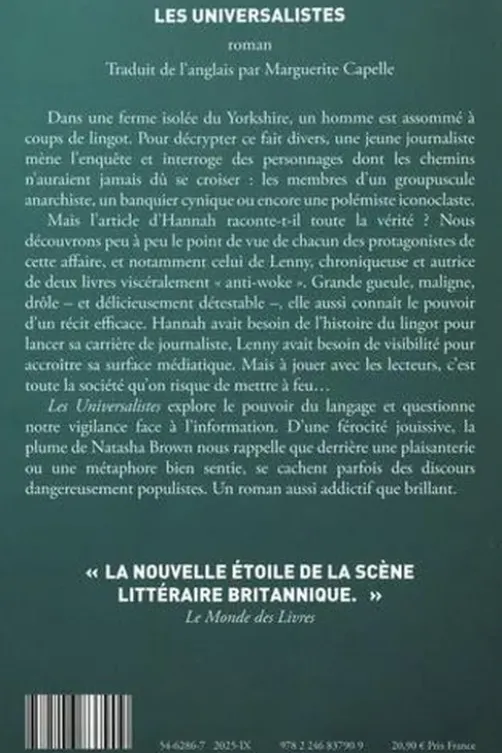 Les Universalistes, Natasha Brown