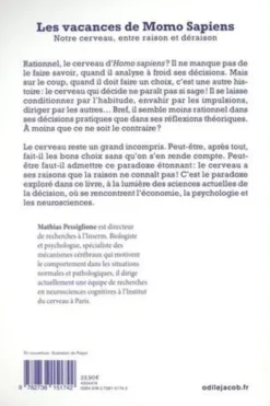 Les vacances de Momo Sapiens. Notre cerveau, entre raison et déraison, Mathias Pessiglione