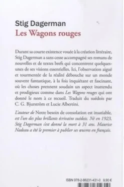 Les wagons rouges, Stig Dagerman