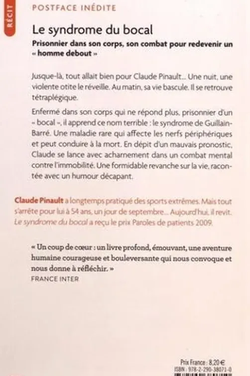 Le syndrome du bocal, Claude Pinault