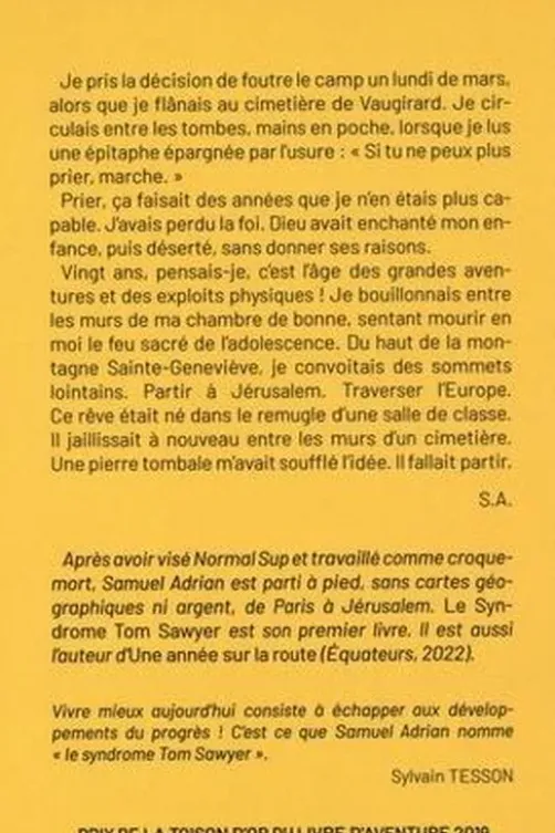 Le Syndrome Tom Sawyer, Samuel Adrian