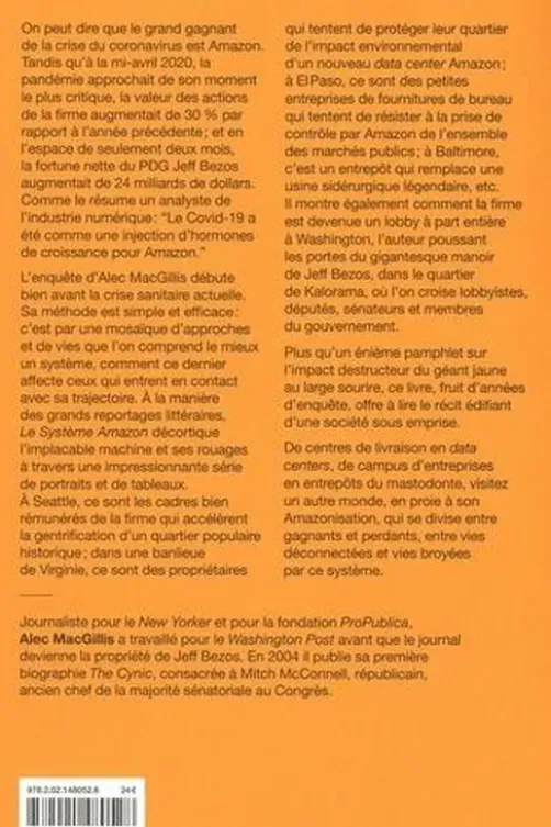 Le système Amazon. Une histoire de notre futur, Alec MacGillis
