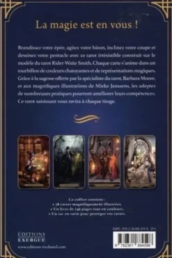 Le tarot des enchanteurs. Le livre avec 78 cartes et 1 sac en satin, Barbara Moore