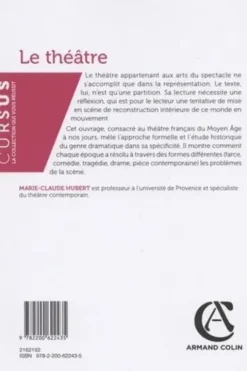 Le théâtre. 2e édition, Marie-Claude Hubert