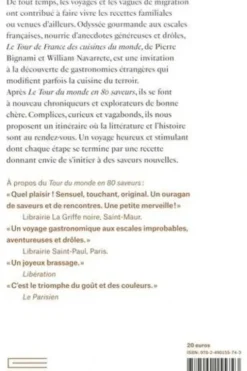 Le tour de France des cuisines du monde. Récits de voyage et recettes gourmandes, William Navarrete