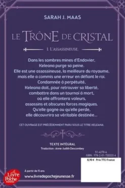 Le trône de cristal Tome 1 : L'assassineuse, Sarah J. Maas