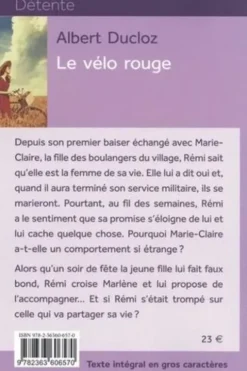 Le vélo rouge [EDITION EN GROS CARACTERES, Albert Ducloz
