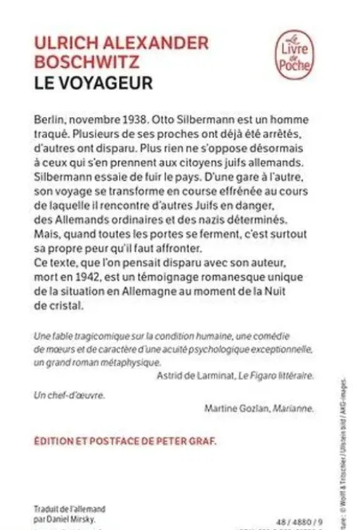 Le voyageur, Ulrich Alexander Boschwitz