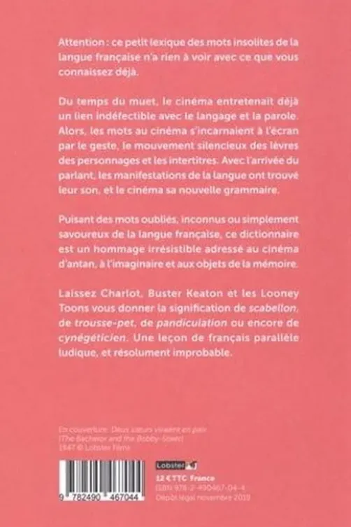 Lexinéma. Dictionnaire cinéphile des mots insolites de la langue française, Christopher Marco