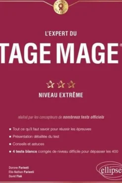 L'expert du Tage Mage® Niveau extrême. 4 tests blancs, David Flak