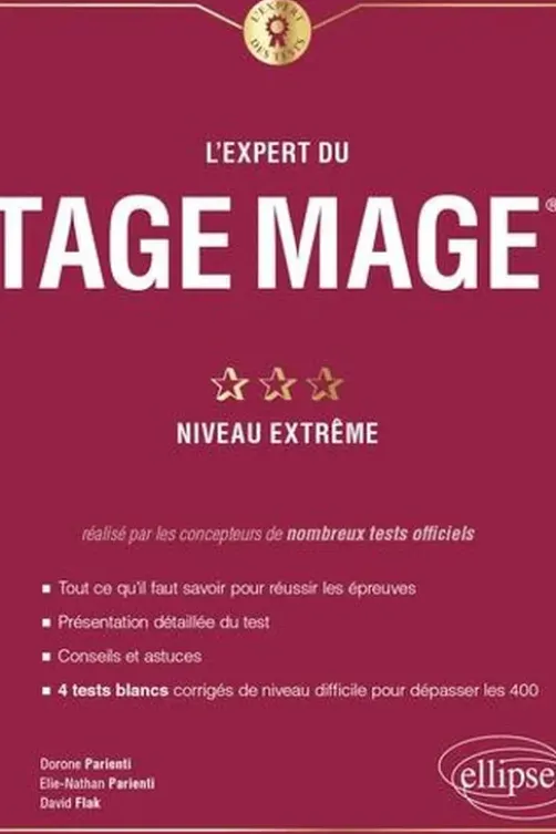 L'expert du Tage Mage® Niveau extrême. 4 tests blancs, David Flak