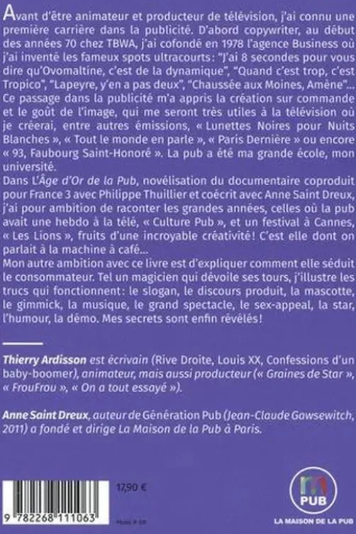 L'âge d'or de la pub, Thierry Ardisson