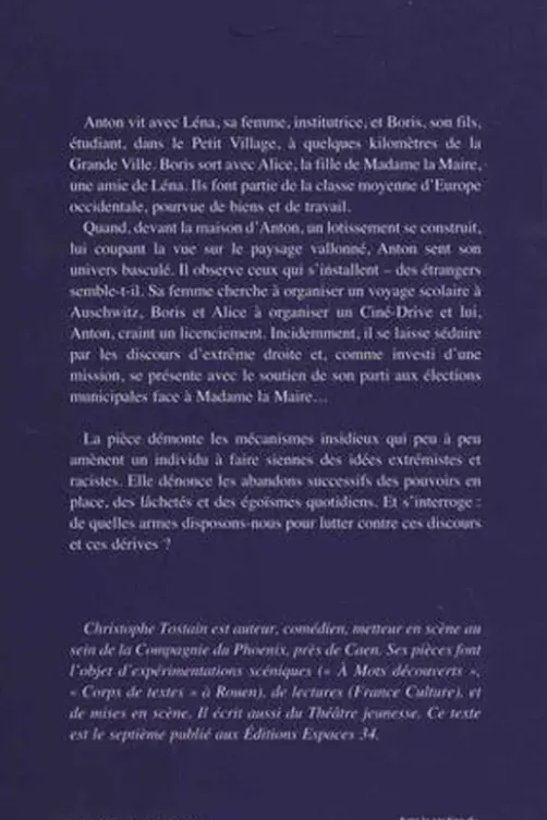 L'homme brûlé, Christophe Tostain