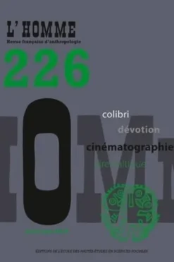 L'Homme N° 226, avril-juin 2018, Collectif