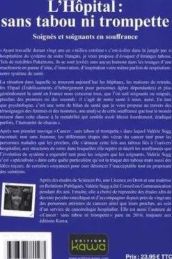 L'hôpital : sans tabou ni trompette. Soignés et soignants en souffrance, Valérie Sugg