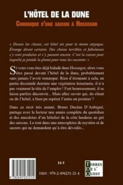 L'hôtel de la dune. Chronique d'une saison touristique à Hossegor, Bruno Duclau d'Aubigné