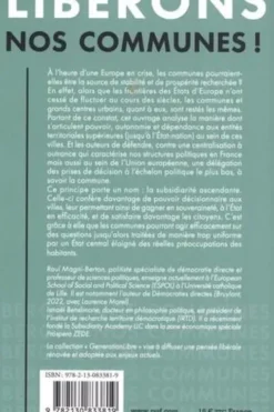 Libérons nos communes !. Une défense de la subsidiarité ascendante, Ismaël Benslimane