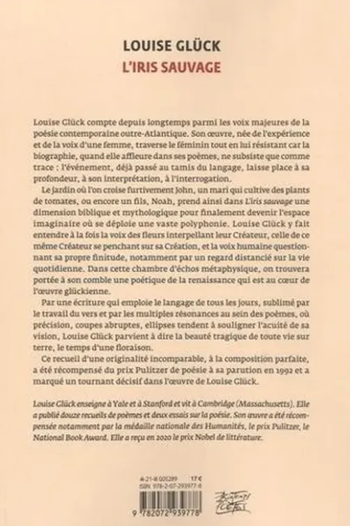L'iris sauvage. Edition bilingue français-anglais, Louise Glück