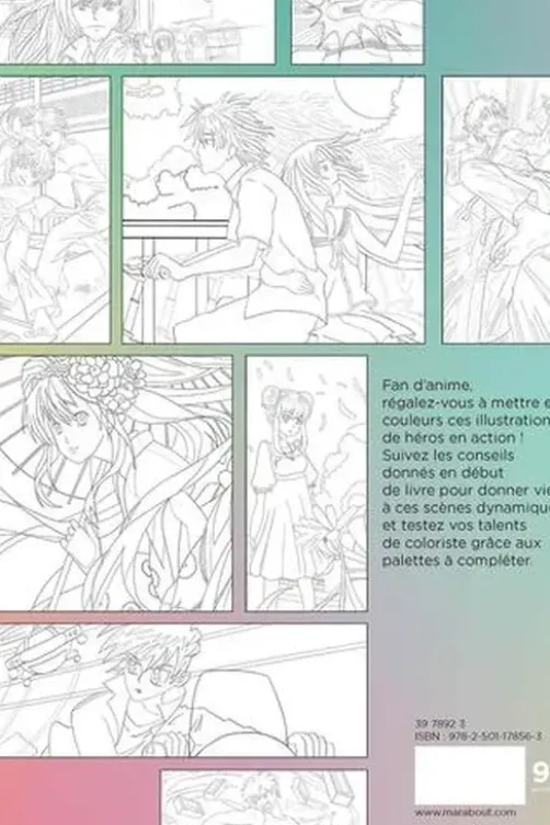 Livre de coloriage Animé, Marabout