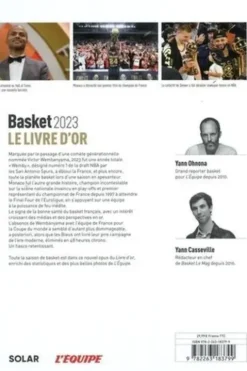Livre d'or du basket. Edition 2023, Yann Ohnona