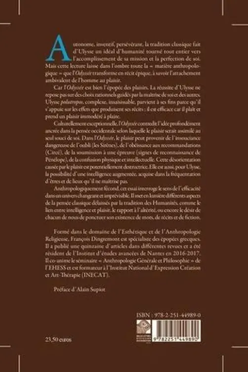 L'odyssée des plaisirs, François Dingremont