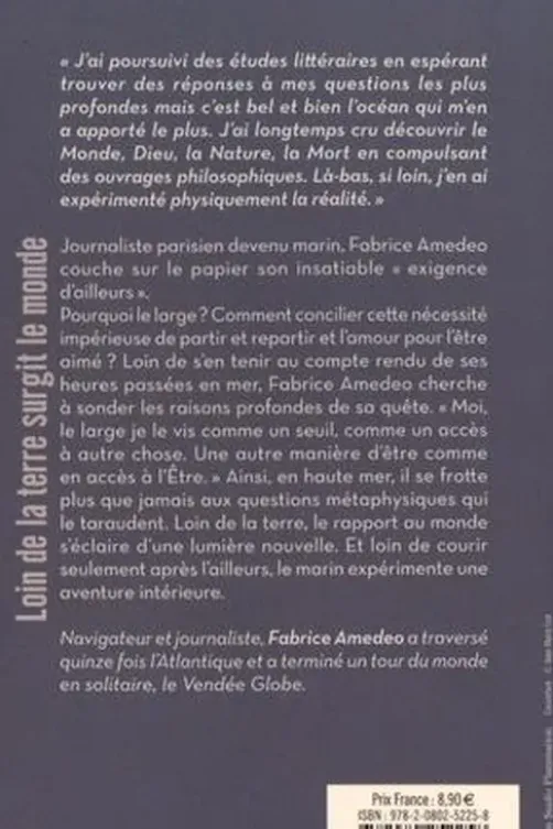 Loin de la terre surgit le monde, Fabrice Amedeo