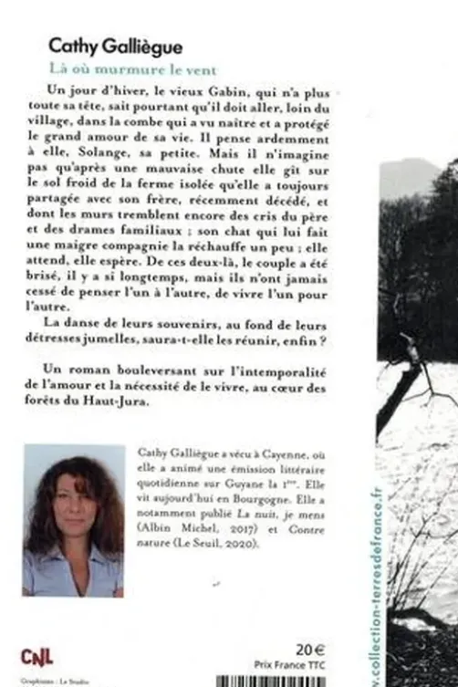 Là où murmure le vent, Cathy Galliègue
