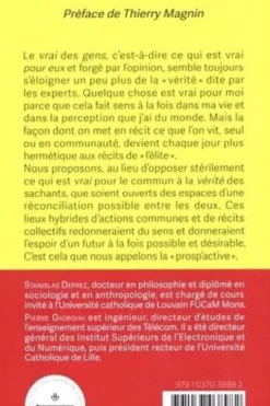 L'opinion contre les experts. Réconcilier le vrai des gens et la vérité des sachants, Stanislas Deprez