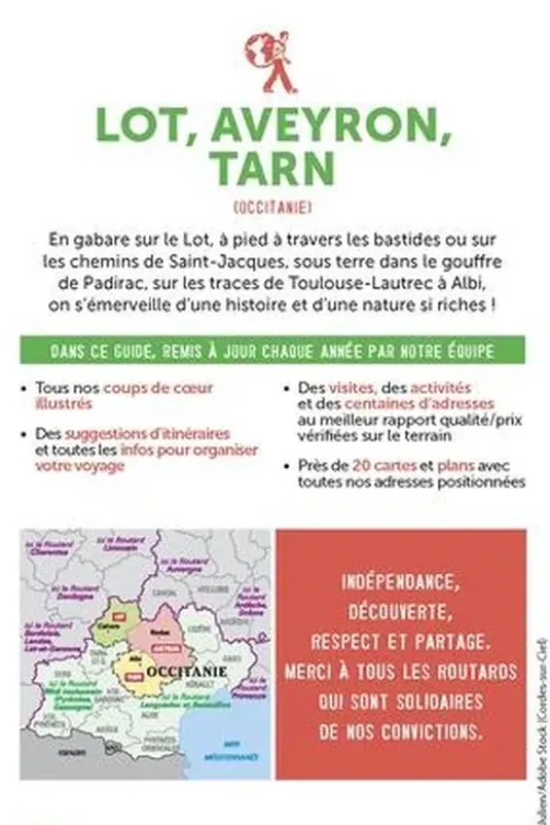 Lot, Aveyron, Tarn (Occitanie). Edition 2020, Le Routard