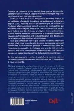 L'état entrepreneur. Pour en finir avec l'opposition public-privé, Mariana Mazzucato