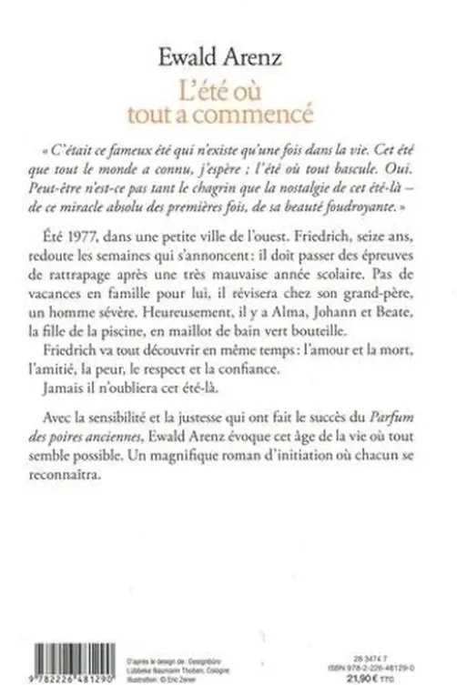 L'été où tout a commencé, Ewald Arenz