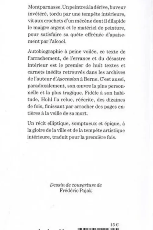 L'étrange tournant, Ludwig Hohl