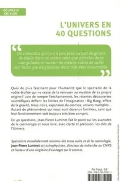 L'Univers en 40 questions, Jean-Pierre Luminet