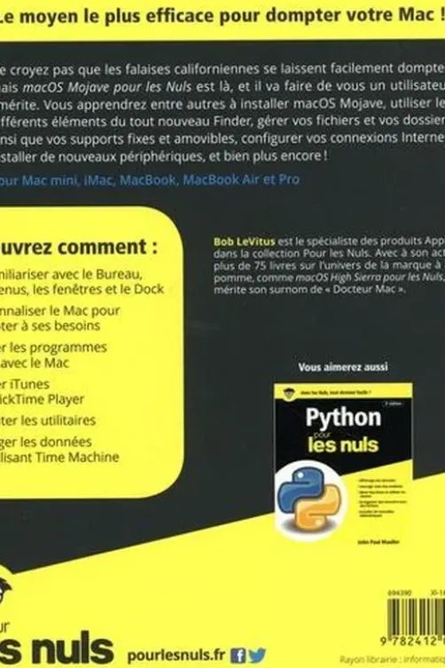 MacOs Mojave pour les nuls, Bob LeVitus
