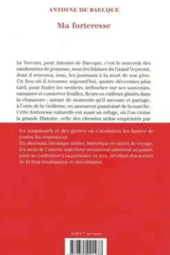 Ma Forteresse. Journal du Vercors, Antoine de Baecque