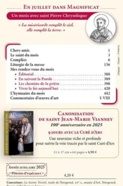 Magnificat Petit format N° 392, juillet 2025, David Gabillet