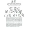Maisons de campagne. Vivre son rêve, Eric Valz