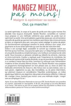 Mangez mieux, pas moins ! Maigrir et optimiser sa santé : oui, ça marche !, Sandra Rovelon
