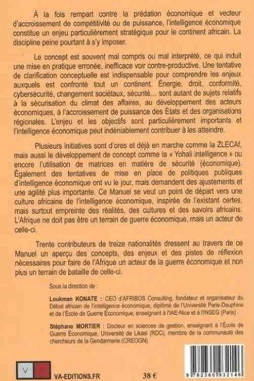 Manuel de l'intelligence économique en Afrique, Loukman Konate