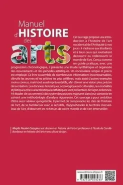 Manuel d'histoire des arts. De l'Antiquité au XXIe siècle, Maylis Poulot-Cazajous