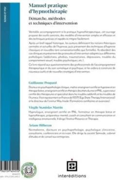 Manuel pratique d'hypnothérapie. Démarche, méthodes et techniques d'intervention, Guillaume Poupard