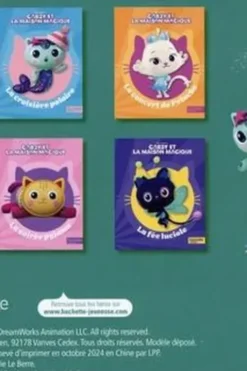 Ma première bibliothèque Gaby et la maison magique. Coffrent en 6 volumes : Le coffret à costumes ; La croisière polaire ; Le concert de Peluche ; Spongi, le dino éponge ; La soirée pyjama ; La fée luciole, Aurélie Desfour