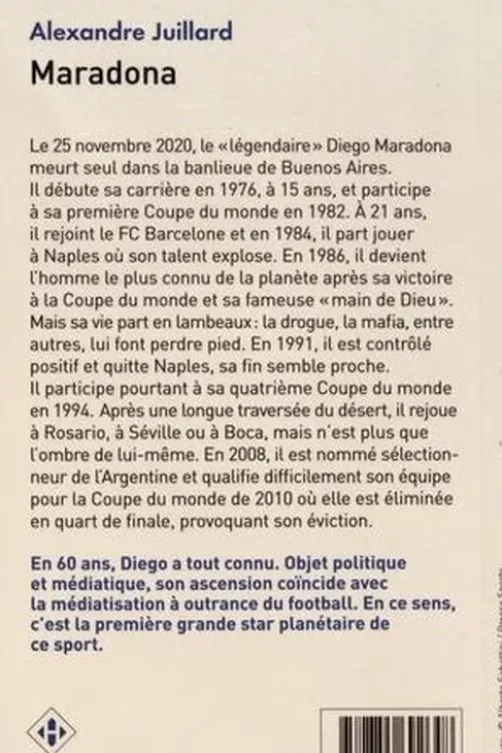 Maradona. Edition actualisée, Alexandre Juillard