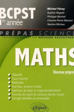 Mathématiques BCPST 1e année, Michel Féray