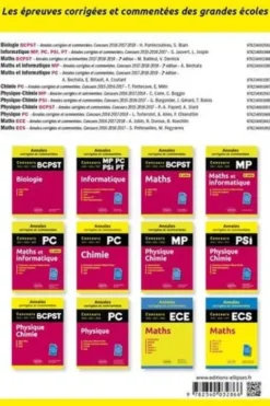 Maths et informatique PSI. Concours commun 2017/2018/2019 Mines-Ponts, Centrale-Supélec, CCINP, e3a, 2e édition, Abdellah Bechata