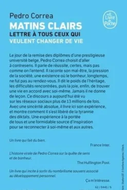 Matins clairs. Lettre à tous ceux qui veulent changer de vie, Pedro Correa