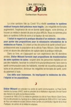 Médecine de ville en péril. Sept propositions pour la transformer, Didier Ménard