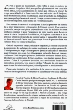 Méditer autrement... Retour à soi par la présence attentive, Carole Hamelin
