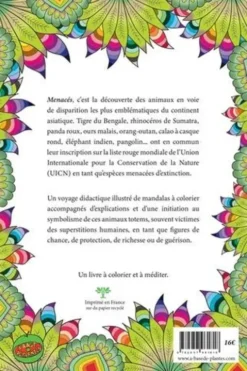 Menacés. Un livre à méditer et à colorier, Christelle Gossart