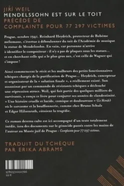 Mendelssohn est sur le toit. Précédé de Complainte pour 77 297, Jiri Weil